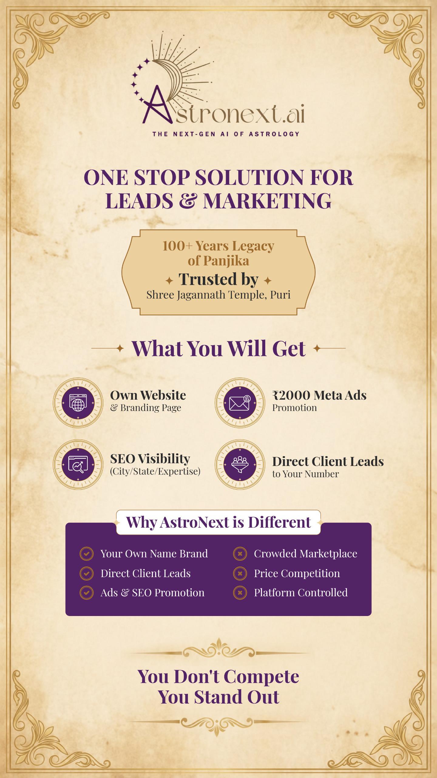 AstroNext Flyer Page 1